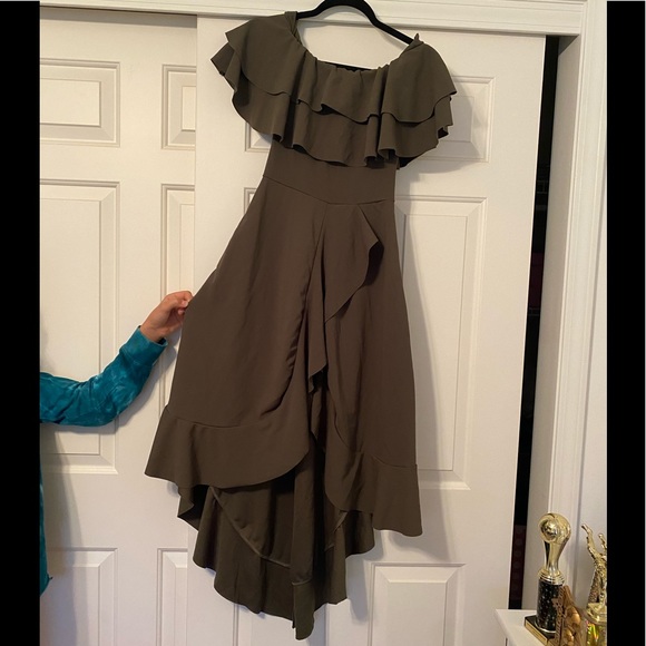 Off the shoulder wrap dress - Picture 4 of 6